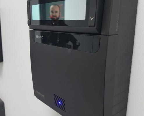 Access is secured by iris scanners and entry codes